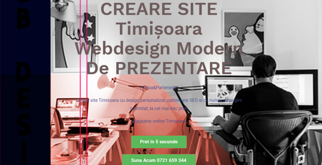 Creare site Timisoara, webdesign timisoara, realizare site timisoara